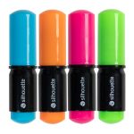 Silhouette Boligraf Neon Pack 4c Silh-pen-neo