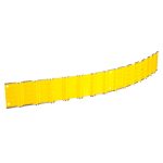 LDS-Y344 Delineador Lineal 10x86cm Amarillo Xcaja 50un