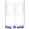 Pr330 Porta Retrato Acril.doble 10x15cm.paq.10un