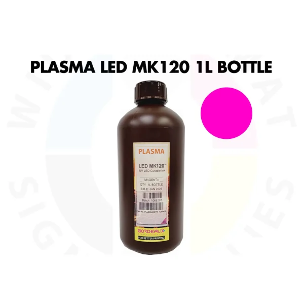 ##bordeaux Uv Led Mk120 Tinta Magenta 1l Xun