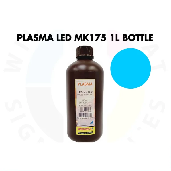 ##bordeaux Uv Led Mk175 Tinta Cyan 1l Xun