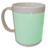 M13 Taza Blanca Parche Fosforescente Xun