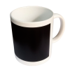Smxskb5y Taza Blanca Parche Negro Magico Xun