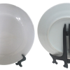 Bb Plato Sublim. 27 Cm Blanco C/ Borde Dorado Xun