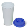 *l Sxslh04b Taza Coni 2pared Plastic Tapa Azul Xum