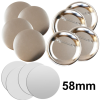 Pin Boton Redondo 58mm Xpq:100