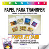 Power Jet Dark/ Transfer Textil:oscuro @pig@las A4 Xpq: 10h
