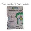 Power Glitter Dark A4 Paq:100h Xun