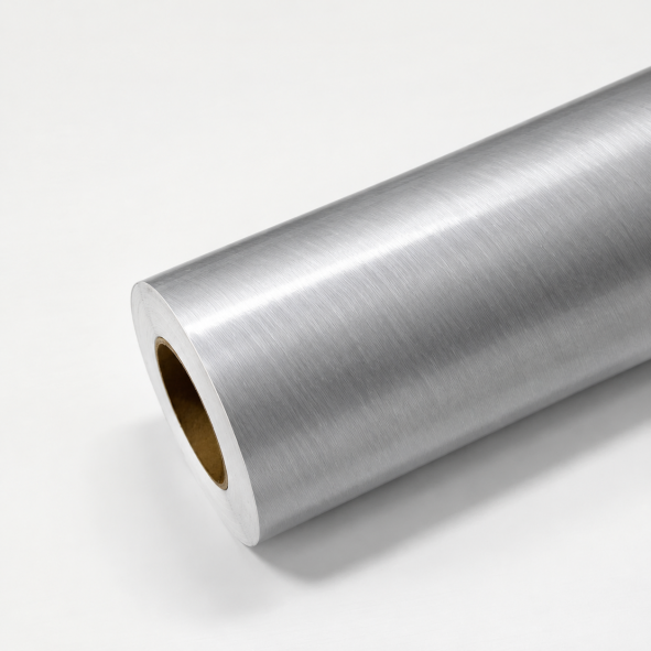 Pwpp G1004/ Vinilo Corte Silver Brushed 1.22 X 50m Xrl