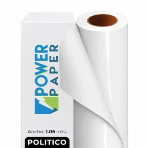 Pwp Fsav-pol/ Vinilo Politico Brillo Blanco 1.06 X 50m Xrl