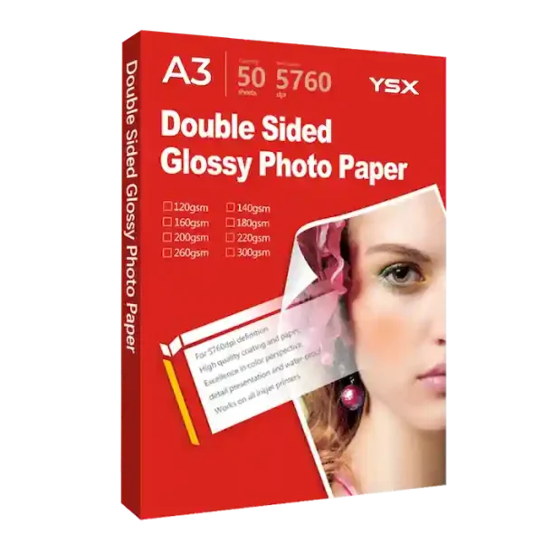 Papel Fotografico Brill. Doble Cara (Ra) 220gsm @dye A3