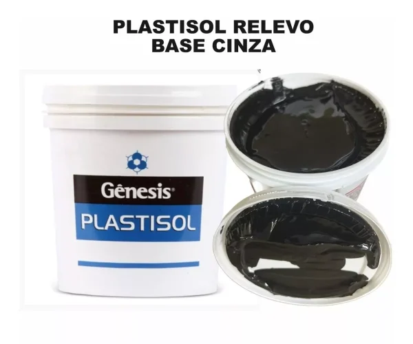 Genesis Plastisol Relevo Base Gris 5kg - Imagen 2