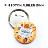 Cardenas Pin Boton Alfiler 25Mm Paq X 100 Unid