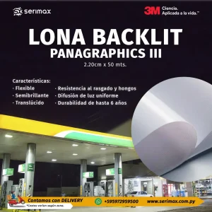 3M Lona Backlit Panagraphic