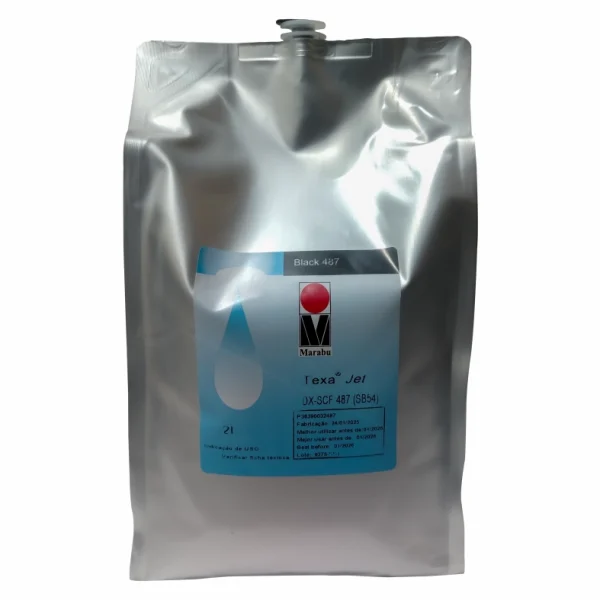 Tinta para Sublimacion color Black de 2 litros marca Marabu