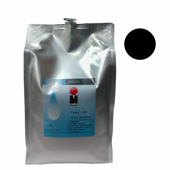 Tinta MARABU DX-SCF para Sublimacion color Black de 2 litros