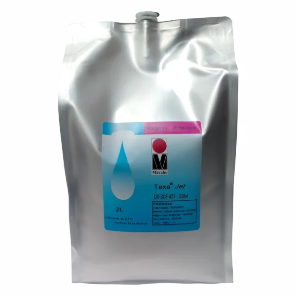 Tinta para Sublimacion color Magenta de 2 litros marca Marabu