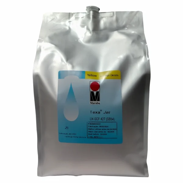 Tinta para Sublimacion color Yellow de 2 litros marca Marabu