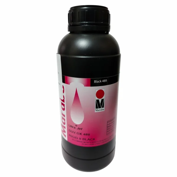 Tinta para UV LED color Black de 1 Litro marca Marabu
