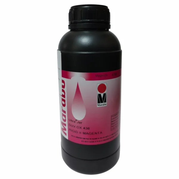 Tinta para UV LED color Magenta de 1 Litro marca Marabu