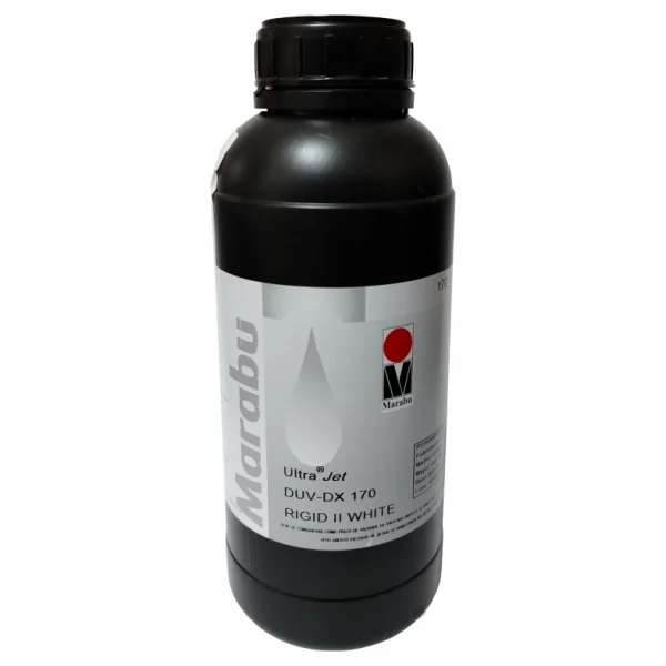 Tinta para UV LED color White de 1 Litro marca Marabu