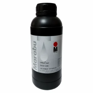 Tinta MARABU DUV-DX para UV LED color Clear de 1 Litro marca Marabu
