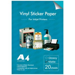 Ysx/ Autoadhesivo Pp Blanco Mate (Res/Agua) @Dye A4 Pq:20H