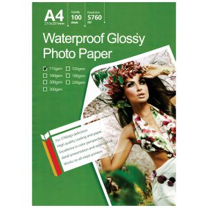 Ysx/ Papel Fotografico Autoadhesivo Brillo 115Gr @Dye A4 Pq:50H