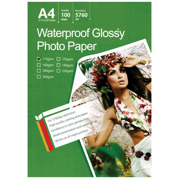 Ysx/ Papel Fotografico Autoadhesivo Brillo 115Gr @Dye A4 Pq:50H