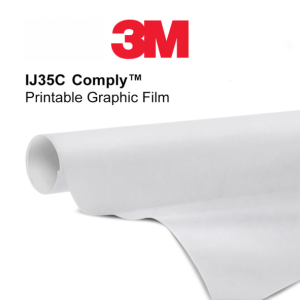 3M IJ35C-10/ Vinilo Poly Blanco Brillo CAire Remov Gris 1.52x45.7m