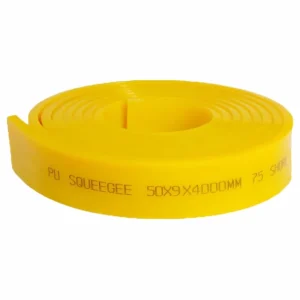 Goma Pu 70sh AM 50×9mm Forma Plana Amarilla Xm