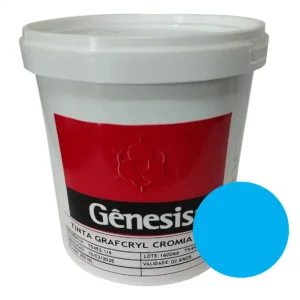 Genesis Tinta Grafcryl Cromia Cyan 900Ml