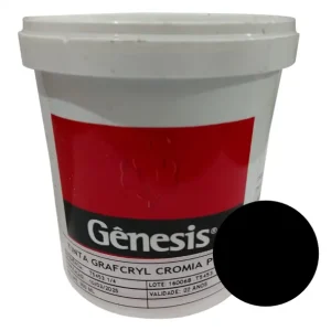 Genesis Tinta Grafcryl Cromia Negro 900Ml