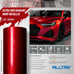 Ultra Red Radiant Ruby Metallic 1,38Xm