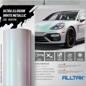 Ultra Illusion White Metallic 1,38 X25M