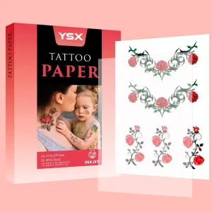 Papel para Tatuaje Temporal Inkjet A4 Pq:10H