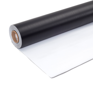 Pwp/ Lona Frontlit Brillo Blanco/Negro 380G 1.60 X Ml