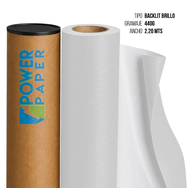 Lona Backlit Brillo 440G 2.20M Xml