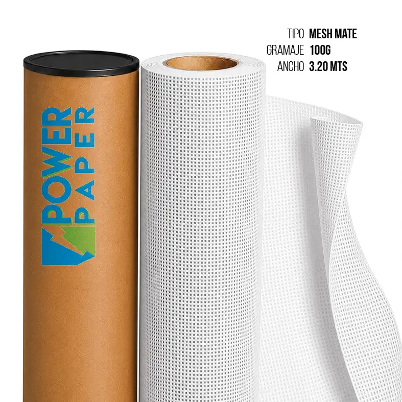 Lona Mesh Mate 250G + Soporte 100G 3.20 X 50M Xrl