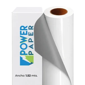 Pwp Fsav80120Gr/ Vinilo Brillo Blanco Fondo Gris Removible 1.52 Xml