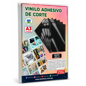 Pwpp 1024G/ Vinilo Corte Negro Brillo A3 Xpaq:10H
