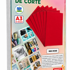 Pwpp 1042G/ Vinilo Corte Red Rose A3 Xpaq:10H