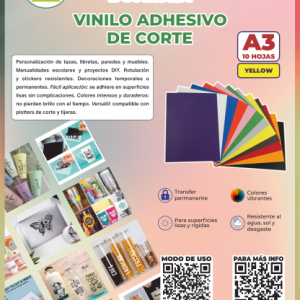 Pwpp 1051G/ Vinilo Corte Yellow A3 Xpaq:10H
