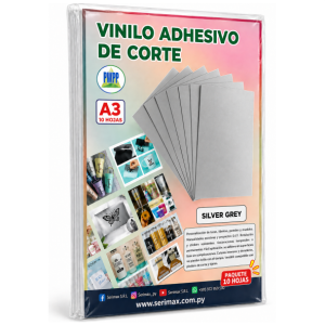 Pwpp Y1000/ Vinilo Corte Silver Grey A3 Xpaq:10H
