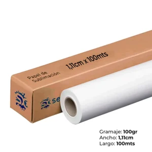 Lt/ Papel Sublimacion 100G 1.11 X 100M Xrl