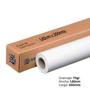 Wfd73/ Papel Sublimacion 73g 1.82 X 200m Xrl