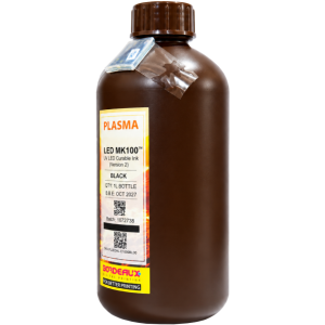 ##Bordeaux Uv Led Mk100 Tinta Black 1L Xun